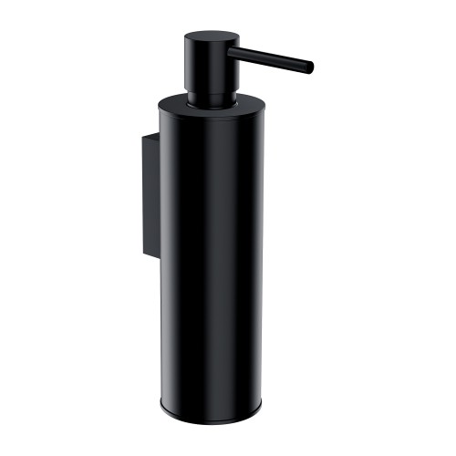 Omnires Modern Project pakabinamas skysto muilo dozatorius 150ml, juodas matinis, MP60721BL