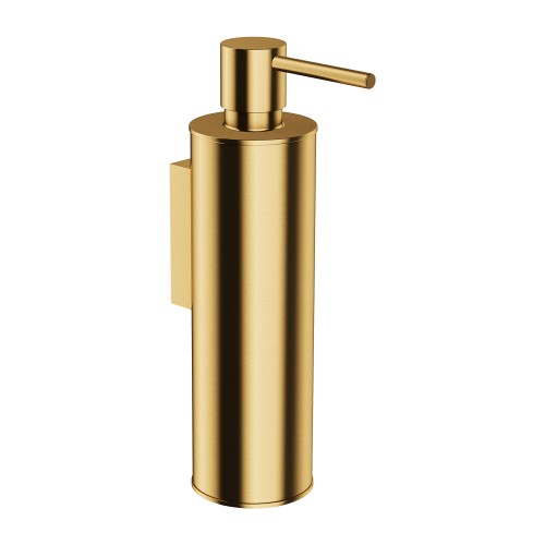 Omnires Modern Project pakabinamas skysto muilo dozatorius 150ml, braižyto aukso spalva, MP60721GLB