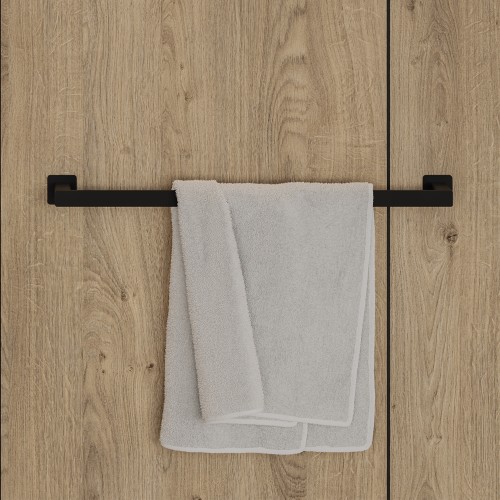 Omnires Nelson rankšluosčio kabykla 60 cm, juoda matinė, NL80216BL