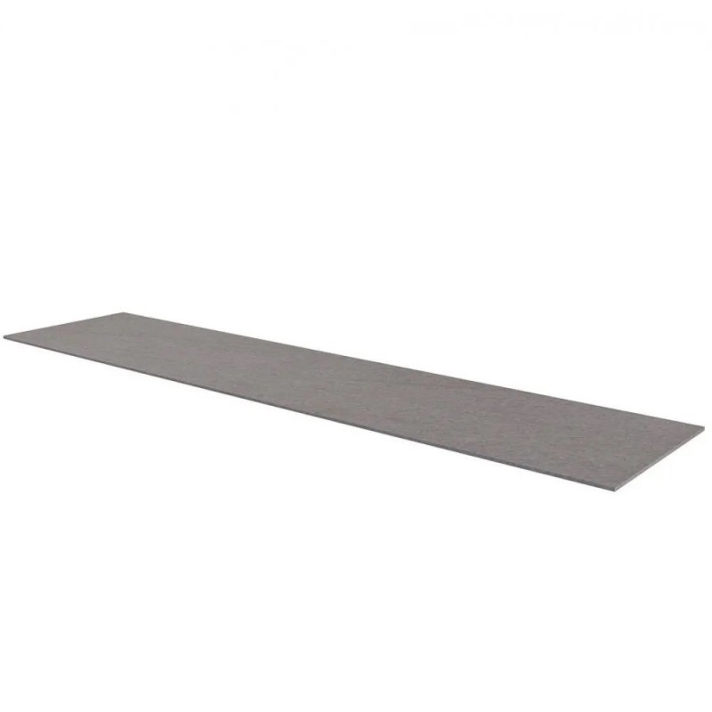 Kamė HPL stalviršis apatinei spintelei be išpjovimo, pilkas mėnulis, 200 cm