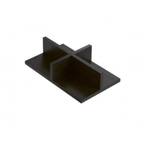 Kamė medinis skirtukas 180x107x48 mm, juodai beicuotas ąžuolas
