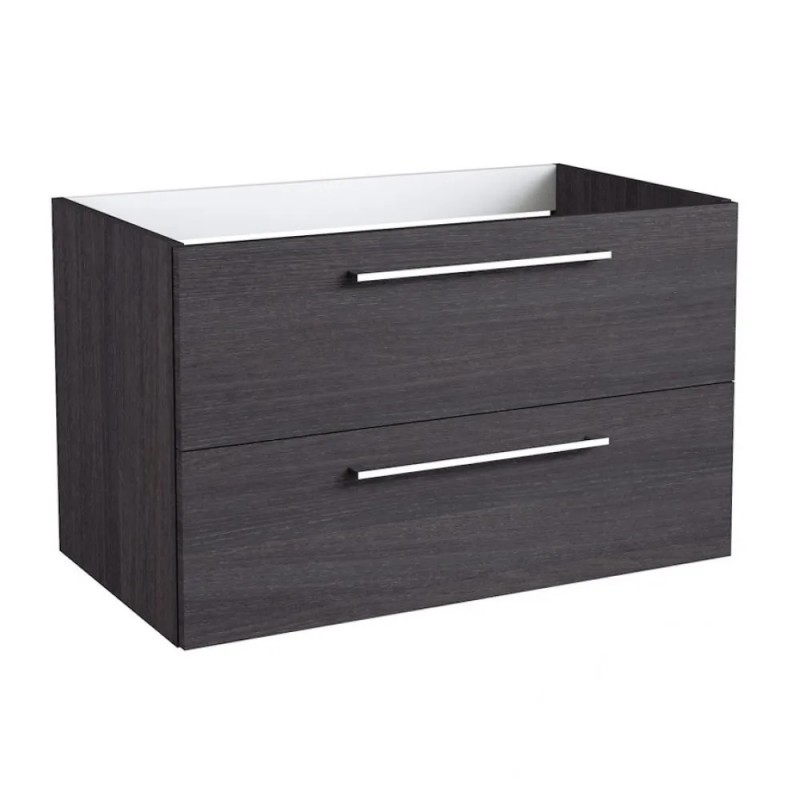 Kamė Duet apatinė spintelė su stalčiais, juodas ąžuolas, 79 cm