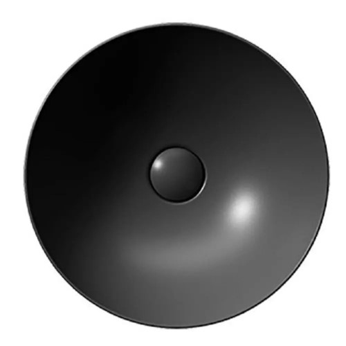 GSI Pura praustuvas dubuo Ø 42 cm, juodas matinis, h22 cm