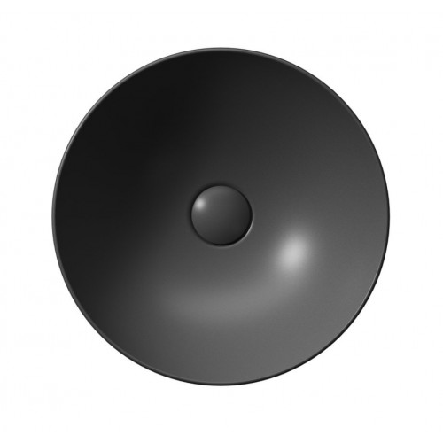 GSI Pura praustuvas dubuo Ø 40 cm, juodas matinis