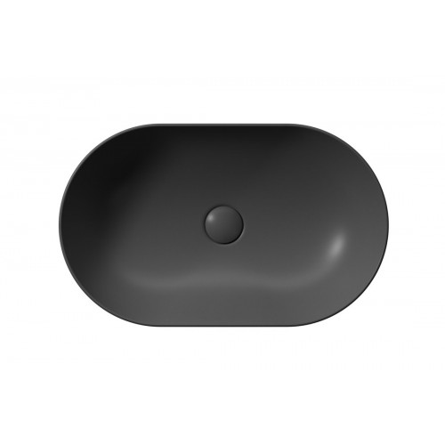 GSI Pura praustuvas dubuo 60x37 cm, juodas matinis