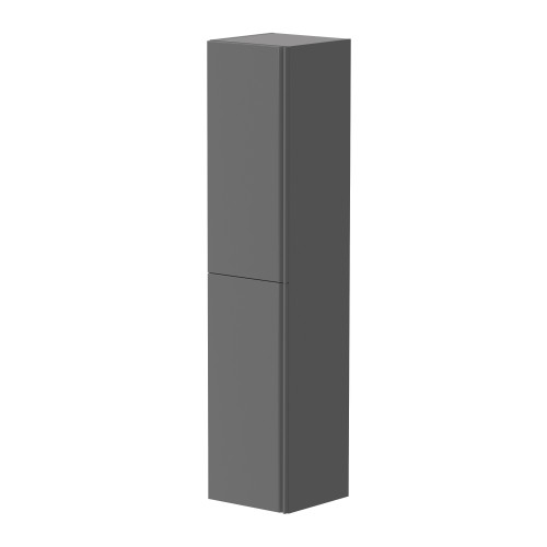 RB Cosmos ūkinė spintelė su 2 durelėmis, integruotos metalinės rankenos, matinė pilka, 35 cm, 2631205