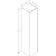 RB Pure ūkinė spintelė su medine rankenėle, 35 cm, šviesus ąžuolas, 2731235