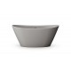 PAA Silkstone Amore laisvai statoma vonia 160x85 cm, pilka matinė