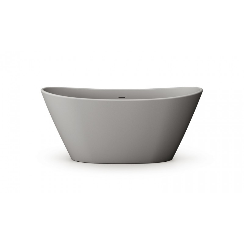 PAA Silkstone Amore laisvai statoma vonia 160x85 cm, pilka matinė