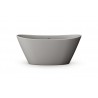 PAA Silkstone Amore laisvai statoma vonia 160x85 cm, pilka matinė