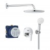 Grohe BauEdge Tempesta 250 potinkinis dušo komplektas, chromas, 25290000