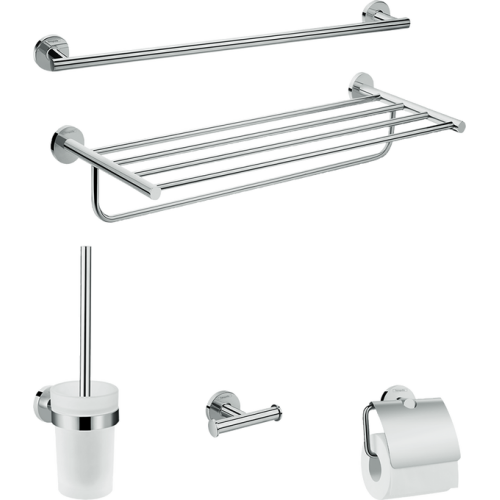Vonios aksesuarų rinkinys Hansgrohe Logis Universal 5in1, chromas