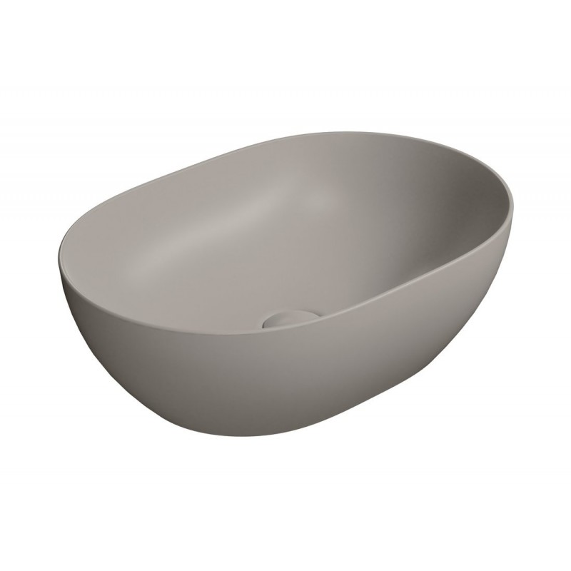 GSI Pura praustuvas dubuo 50x35 cm, spalva Tortora matt