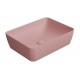 GSI Nubes stačiakampis praustuvas 50x38 cm, spalva Blush matt