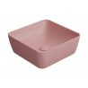 GSI Nubes praustuvas 38x38 cm, spalva Blush matt