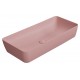 GSI Nubes stačiakampis praustuvas 80x40 cm, spalva Blush matt