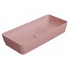 GSI Nubes stačiakampis praustuvas 80x40 cm, spalva Blush matt