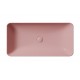 GSI Nubes stačiakampis praustuvas 80x40 cm, spalva Blush matt
