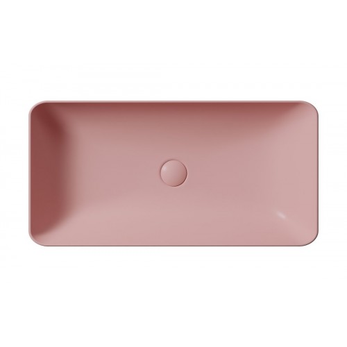 GSI Nubes stačiakampis praustuvas 80x40 cm, spalva Blush matt