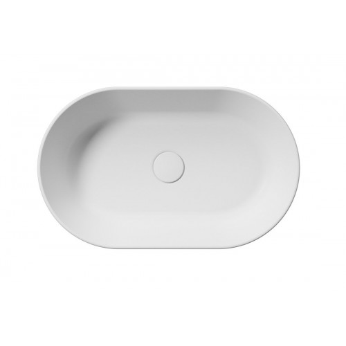 GSI Kube X praustuvas montuojamas ant stalviršio 60x37 cm, baltas matinis