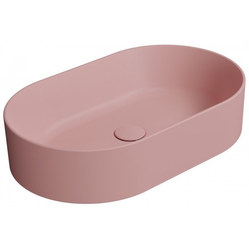 GSI Kube X praustuvas montuojamas ant stalviršio 60x37 cm, spalva Blush matt
