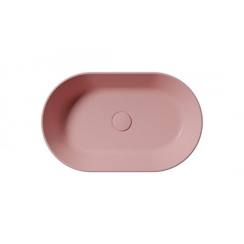 GSI Kube X praustuvas montuojamas ant stalviršio 60x37 cm, spalva Blush matt