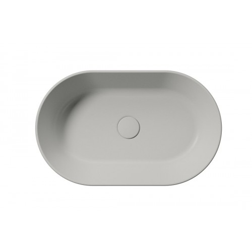 GSI Kube X praustuvas montuojamas ant stalviršio 60x37 cm, spalva Cenere matt