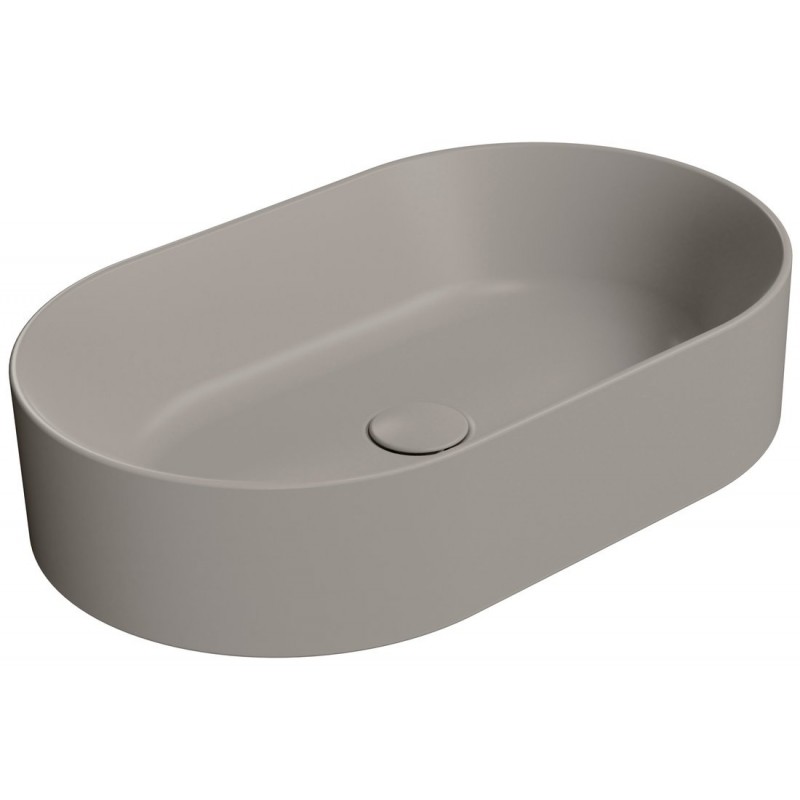 GSI Kube X praustuvas montuojamas ant stalviršio 60x37 cm, spalva Tortora matt