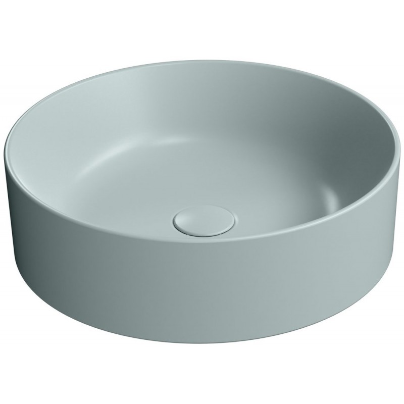 GSI Kube X apvalus praustuvas Ø 45 cm, spalva Ghiaccio matt