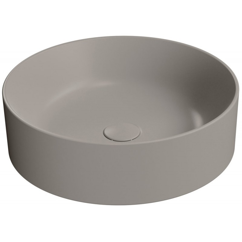 GSI Kube X apvalus praustuvas Ø 45 cm, spalva Tortora matt