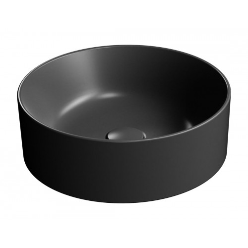 GSI Kube X praustuvas montuojamas ant stalviršio Ø 40 cm, juodas matinis