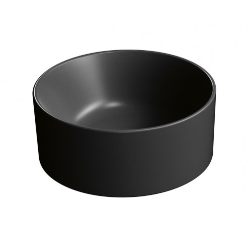 GSI Kube X praustuvas montuojamas ant stalviršio Ø 32 cm, juodas matinis