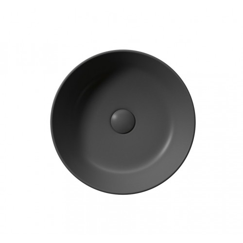 GSI Kube X praustuvas montuojamas ant stalviršio Ø 32 cm, juodas matinis