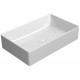 GSI Kube X praustuvas montuojamas ant stalviršio 60x37 cm, XG+ danga, baltas blizgus