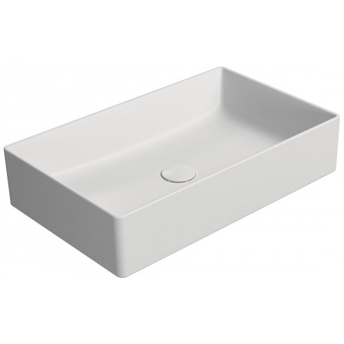 GSI Kube X praustuvas montuojamas ant stalviršio 60x37 cm, baltas matinis