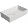 GSI Kube X praustuvas montuojamas ant stalviršio 60x37 cm, baltas matinis