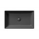 GSI Kube X praustuvas montuojamas ant stalviršio 60x37 cm, juodas matinis