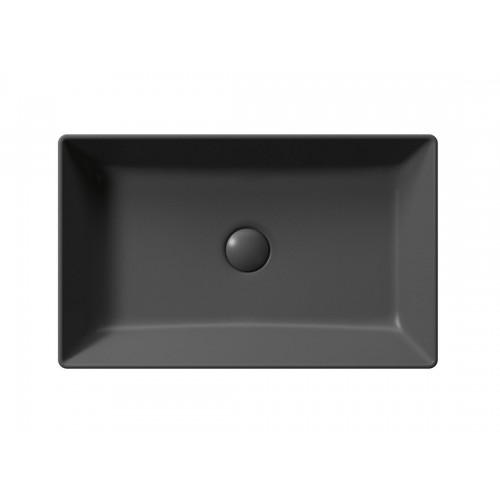 GSI Kube X praustuvas montuojamas ant stalviršio 60x37 cm, juodas matinis