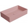 GSI Kube X praustuvas montuojamas ant stalviršio 60x37 cm, spalva Blush matt