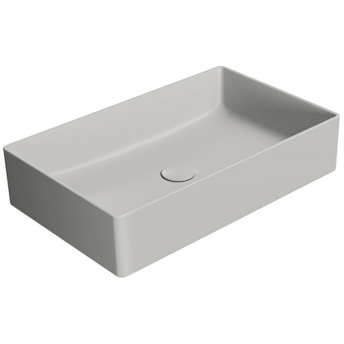 GSI Kube X praustuvas montuojamas ant stalviršio 60x37 cm, spalva Cenere matt