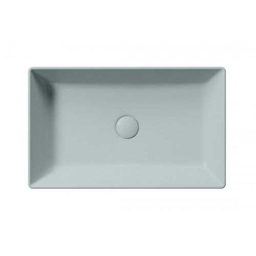 GSI Kube X praustuvas montuojamas ant stalviršio 60x37 cm, spalva Ghiaccio matt