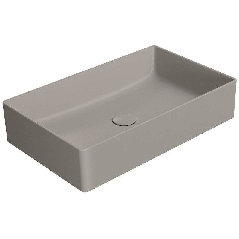 GSI Kube X praustuvas montuojamas ant stalviršio 60x37 cm, spalva Tortora matt