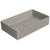 GSI Kube X praustuvas montuojamas ant stalviršio 60x37 cm, spalva Tortora matt