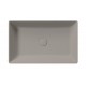 GSI Kube X praustuvas montuojamas ant stalviršio 60x37 cm, spalva Tortora matt