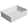 GSI Kube X praustuvas montuojamas ant stalviršio 50x37 cm, baltas matinis