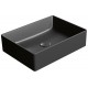 GSI Kube X praustuvas montuojamas ant stalviršio 50x37 cm, juodas matinis