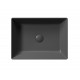 GSI Kube X praustuvas montuojamas ant stalviršio 50x37 cm, juodas matinis