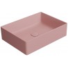 GSI Kube X praustuvas montuojamas ant stalviršio 50x37 cm, spalva Blush matt