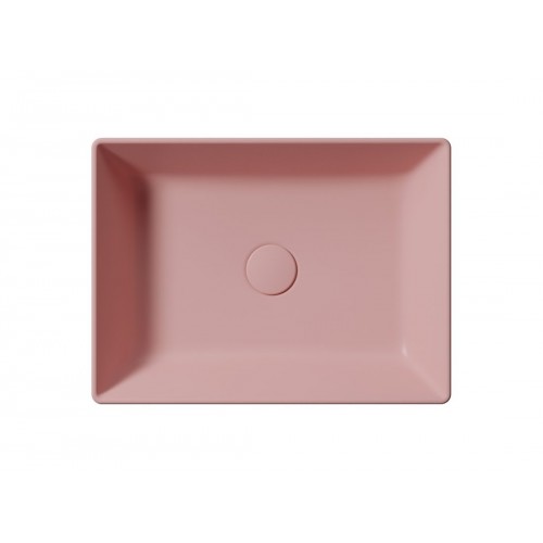 GSI Kube X praustuvas montuojamas ant stalviršio 50x37 cm, spalva Blush matt
