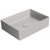 GSI Kube X praustuvas montuojamas ant stalviršio 50x37 cm, spalva Cenere matt